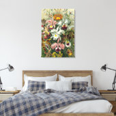 Kunst - Orchideen Leinwanddruck (Insitu (Schlafzimmer))