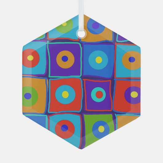 Kunst Ornament Aus Glas (Vorderseite)