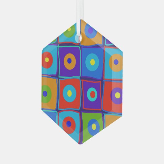 Kunst Ornament Aus Glas (Vorderseite Links)