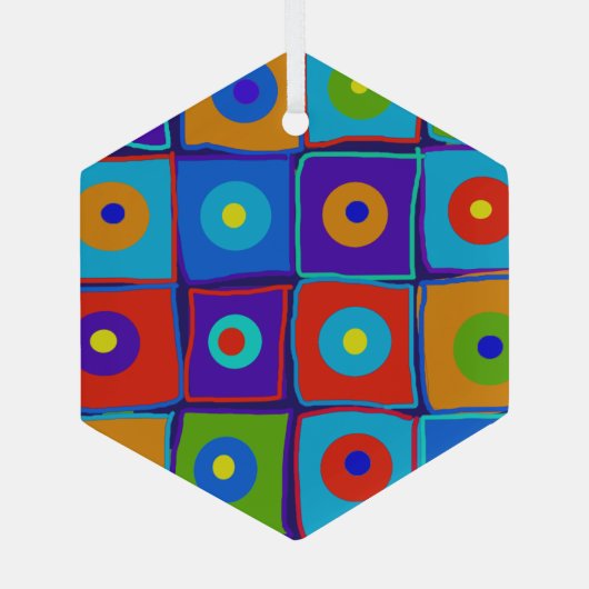 Kunst Ornament Aus Glas (Rückseite)