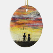 Kunst-Ornament "Imagine" Keramik Ornament (Rechts)