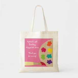 Kunst-Paletten-personalisierte Tasche - Rosa
