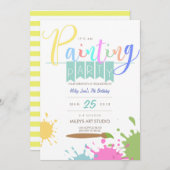 Kunst | Party-Aufforderung Einladung (Vorne/Hinten)