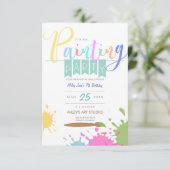 Kunst | PARTY Einladung (Stehend Vorderseite)