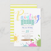 Kunst | PARTY Einladung (Vorne/Hinten)