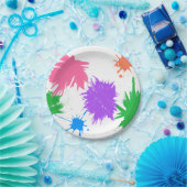 Kunst-Party-Farben-Spritzers Pappteller (Party)
