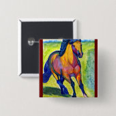 Kunst-Pferd Button (Vorne & Hinten)