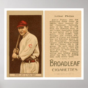 Kunst Phelan Rot-Baseball 1912 Poster