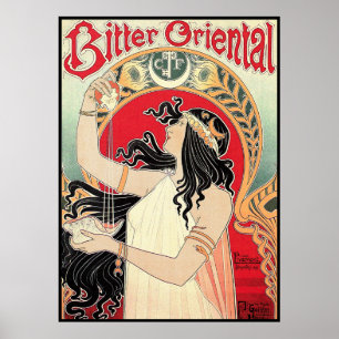 Kunst-Plakat: Kunst Nouveau - bitterer Orientale Poster