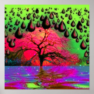 Kunst-Plakat "psychedelisch " Poster