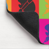 Kunst-Pop-Kunst Mousepad (Ecke)