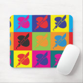 Kunst-Pop-Kunst Mousepad (Mit Mouse)
