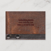 Kunst-Portfolio Visitenkarte (Rückseite)