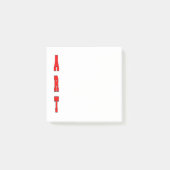 Kunst Post-it Klebezettel (Vorderseite)