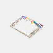 Kunst Post-it Klebezettel (angewinkelt)