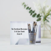 Kunst Postkarte (Stehend Vorderseite)
