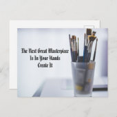 Kunst Postkarte (Vorne/Hinten)