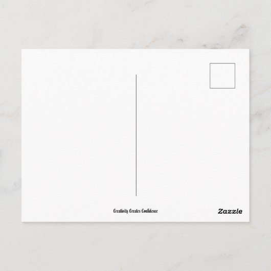 Kunst Postkarte (Rückseite)