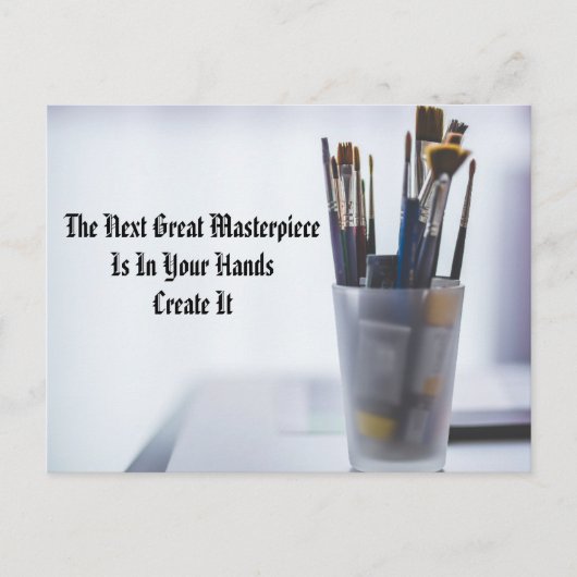 Kunst Postkarte (Vorderseite)