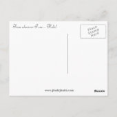 Kunst Postkarte, Sonnenuntergang von überall Postkarte (Rückseite)