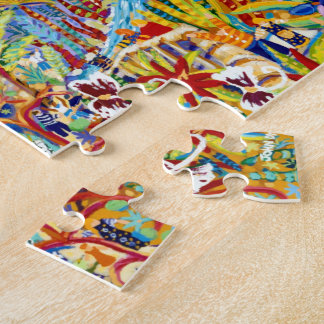 Kunst-Puzzlespiel: John-Farbstoff - das Puzzle