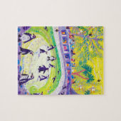 Kunst-Puzzlespiel: Pinguine durch John-Farbstoff Puzzle (Horizontal)