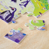 Kunst-Puzzlespiel: Pinguine durch John-Farbstoff Puzzle (Seite)