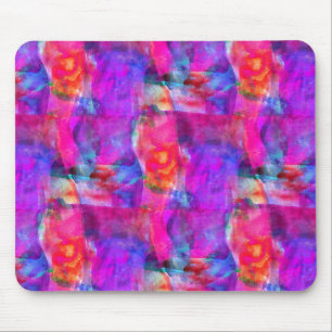 Kunst rosa, blau, rote Textur Hintergrund Mousepad
