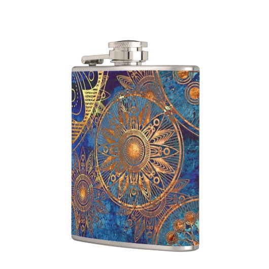 Kunst-Schmutzmuster Flachmann (Links)