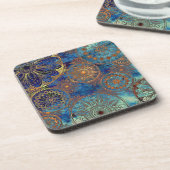 Kunst-Schmutzmuster Getränkeuntersetzer (Linke Seite)