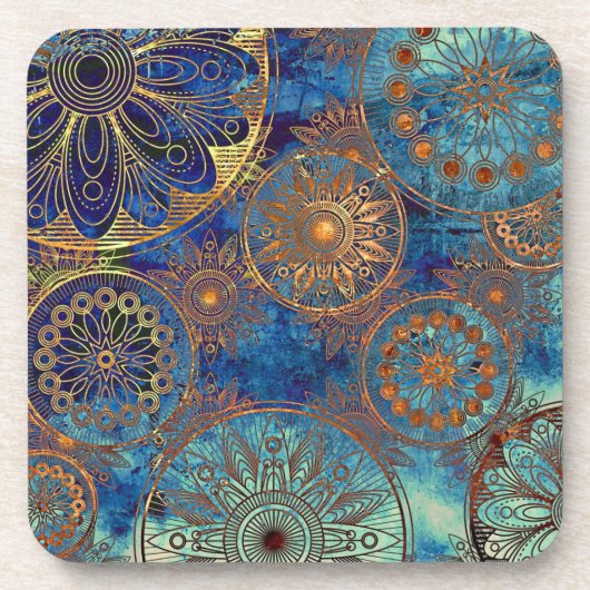 Kunst-Schmutzmuster Getränkeuntersetzer (Vorderseite)