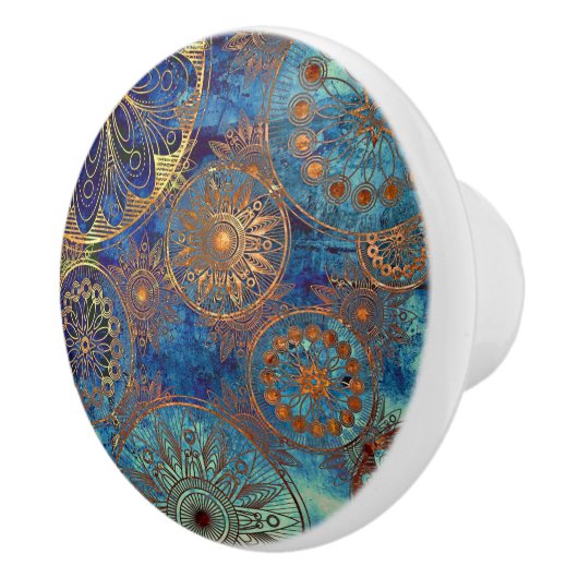 Kunst-Schmutzmuster Keramikknauf (Rechts)