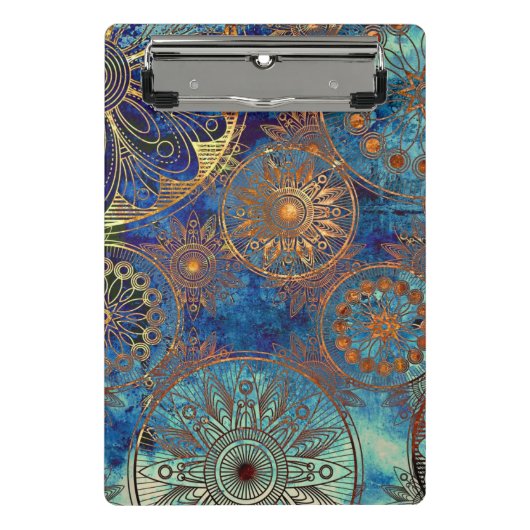 Kunst-Schmutzmuster Mini Klemmbrett (Vorderseite)