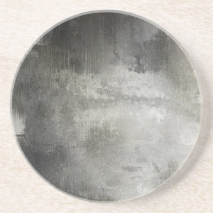 Kunst Schwarzweiss-strukturiertes abstrakten Getränkeuntersetzer