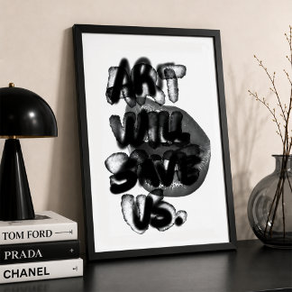 Kunst soll das Gestörte trösten Poster Zitat