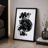 Kunst soll das Gestörte trösten Poster Zitat