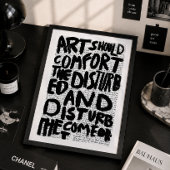 Kunst Soll Zitat Gen Z Typografie Poster 