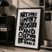 Kunst Soll Zitat Gen Z Typografie Poster 