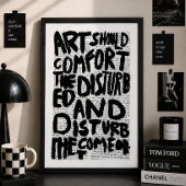Kunst Soll Zitat Gen Z Typografie Poster 