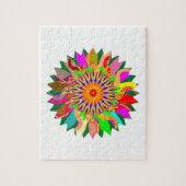 Kunst SONNE Planeten-CHAKRA:  Quelle des Lebens Puzzle (Vertikal)