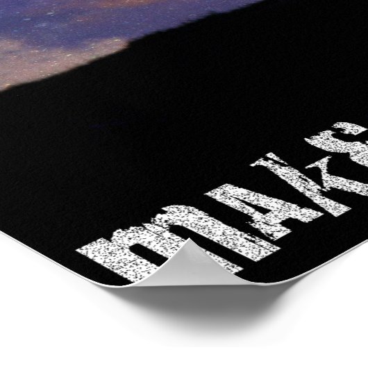 Kunst statt Krieg Poster machen (Ecke)