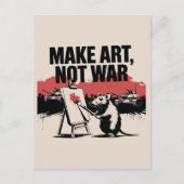 Kunst statt Krieg Rat Künstler Postkarte (Vorderseite)