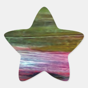 Kunst Stern-Aufkleber