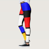 Kunst Stil Mondrian Leggings (Links)