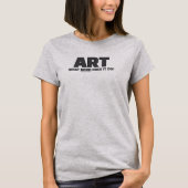 Kunst-T-Shirt T-Shirt (Vorderseite)