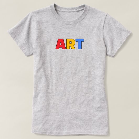 Kunst-T-Shirt T-Shirt (Design vorne)