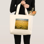 Kunst-Tasche! Feld Jumbo Stoffbeutel (Vorderseite (Produkt))