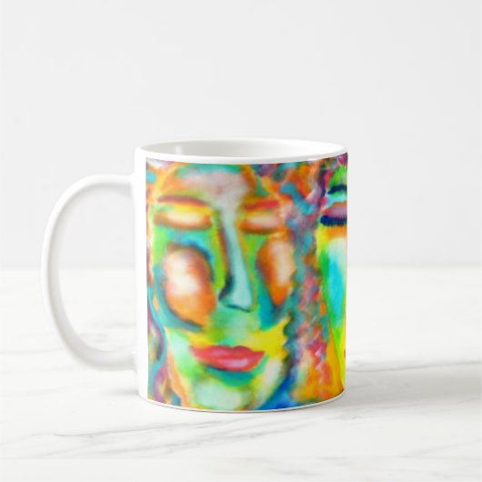 Kunst-Tasse der Mädchen Nachtfeine heraus Kaffeetasse (Links)