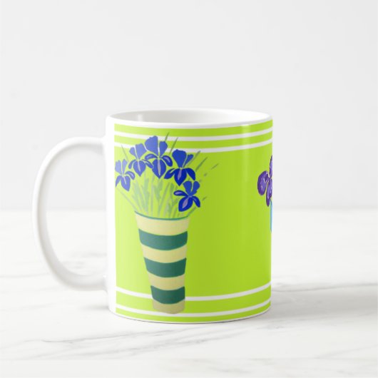 Kunst-Tasse: Die Limone Blume der Gärtner. Lose Kaffeetasse (Links)