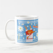 Kunst-Tasse: Führer 100 Jahrhundert-Tasse. Blau Kaffeetasse (Links)